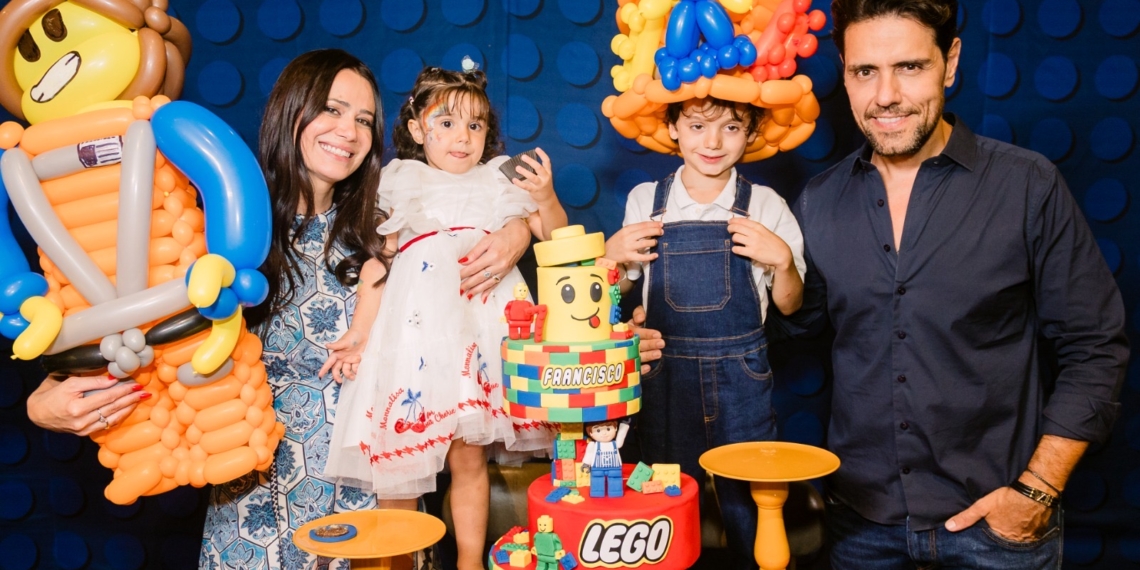 Thiago Arancam e Aline Frare celebram os sete anos do filho Francisco