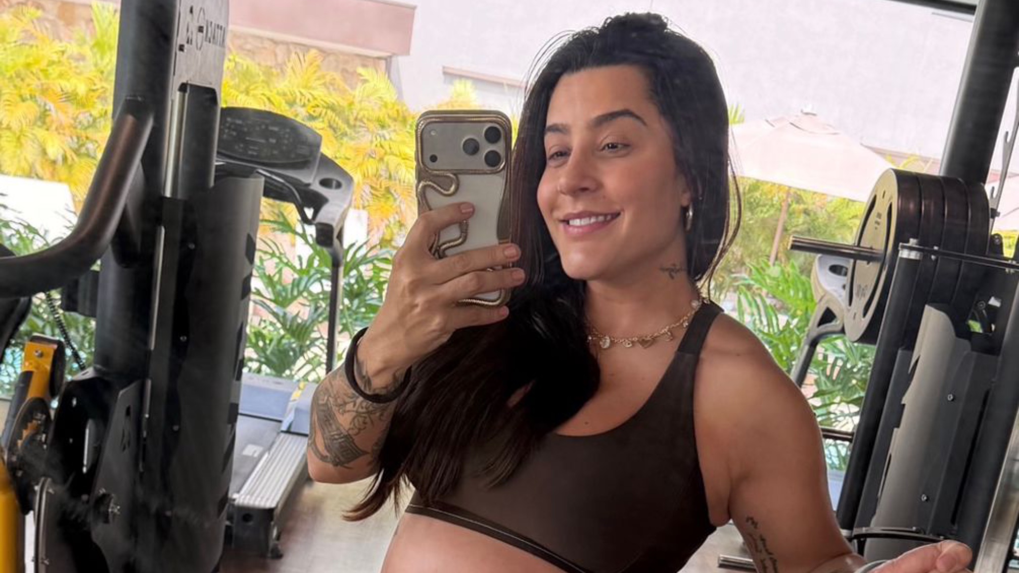 Lauana Prado repercute nas redes ao mostrar rotina de treinos durante a gravidez