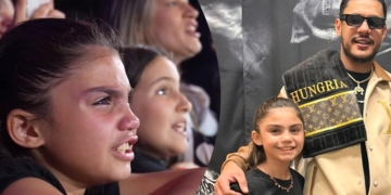 Emoção de fã mirim chama atenção de Hungria durante show e momento viraliza nas redes sociais