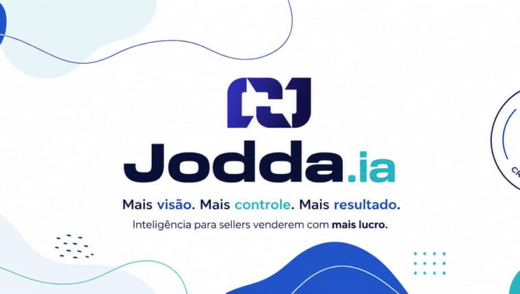 Jodda.ia, sistema de gestão com IA para empresas que vendem em marketplaces, com aplicação em precificação, publicidade, promoções e rentabilidade.
