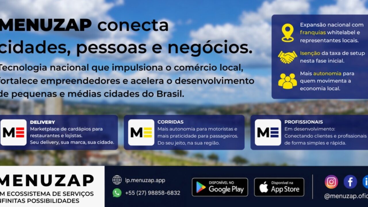 Menuzap quer construir modelo de autonomia e regionalização no ecossistema de tecnologia para delivery e mobilidade urbana.