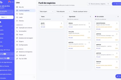 Lançamento do CRM nativo integrado à plataforma Belasis, voltado ao setor de beleza e bem-estar, com foco em vendas e retenção.
