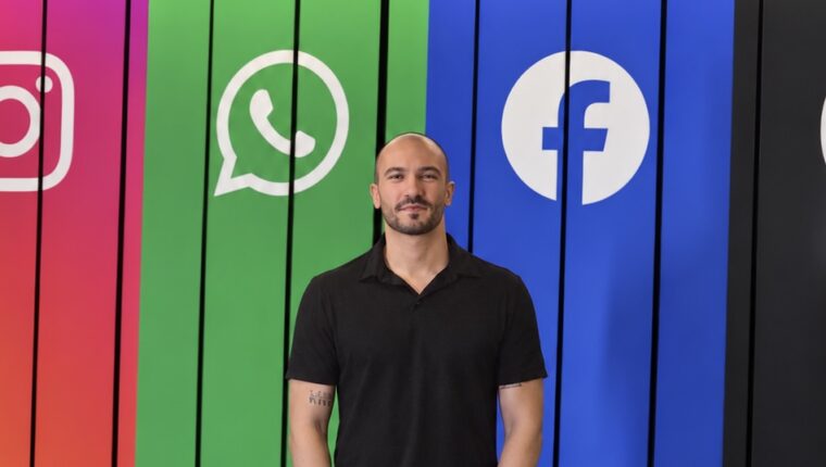 Diogo Barbosa, fundador e sócio da DB Creative, durante encontro realizado no escritório da Meta, em São Paulo.