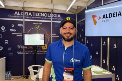 Aldeia Tecnologia apresentou seu ecossistema de rastreamento veicular na Exposec 2026.