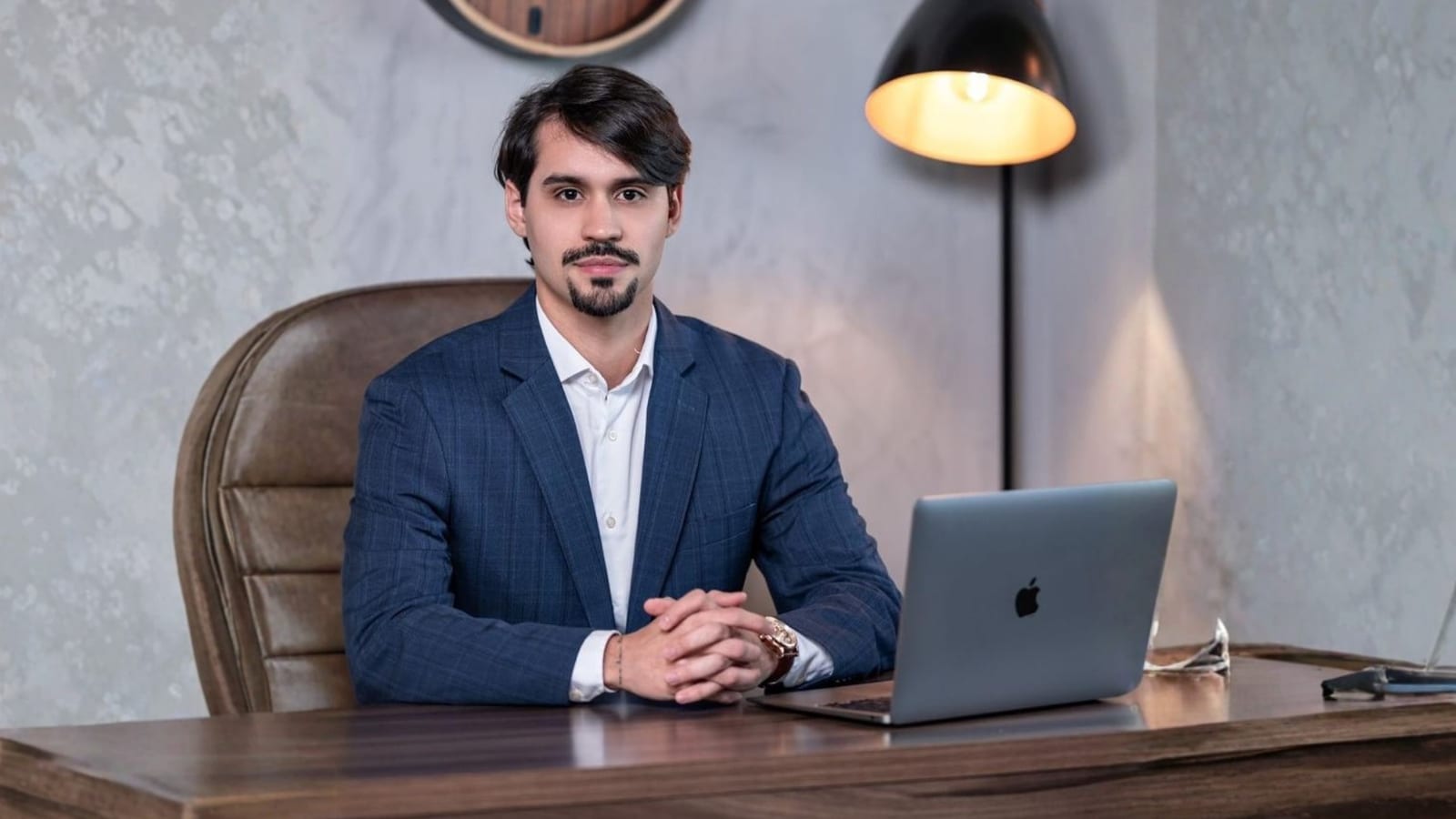 Murilo Quintas, CEO da MB Crédito Imobiliário, em seu escritório.