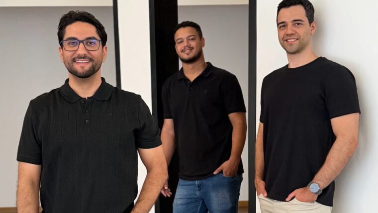 Fundadores ZiveAI: Lucas Anjos, João Pedro e Thalles de Morais.